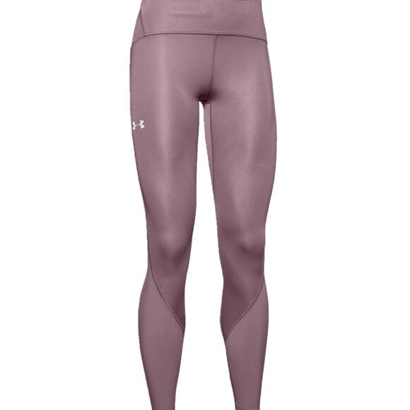 Under Armour compression UA Fly Fast Embossed Tights heat gear M light pink EUC - Picture 1 of 11
